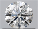 Natural Diamond 0.51 Carats, Round with Very Good Cut, K Color, SI2 Clarity and Certified by GIA