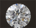 Natural Diamond 0.70 Carats, Round with Very Good Cut, H Color, I1 Clarity and Certified by GIA