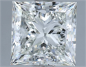 Natural Diamond 2.51 Carats, Princess with  Cut, I Color, VS1 Clarity and Certified by IGI