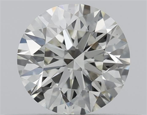 Picture of Natural Diamond 0.40 Carats, Round with Excellent Cut, L Color, VS1 Clarity and Certified by GIA