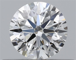 Foto Diamante Natural 0.40 quilates, Redondo , Color H, claridad IF y certificado GIA de