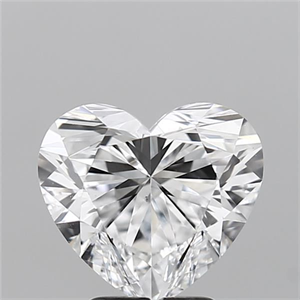 Picture of Natural Diamond 3.03 Carats, Heart with  Cut, D Color, VS2 Clarity and Certified by GIA