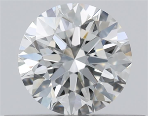 Foto Diamante Natural 0.40 quilates, Redondo , Color H, claridad VS2 y certificado GIA de