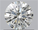 Natural Diamond 0.61 Carats, Round with Excellent Cut, L Color, VS2 Clarity and Certified by GIA