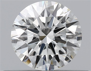 Picture of Natural Diamond 0.40 Carats, Round with Excellent Cut, J Color, VS1 Clarity and Certified by GIA