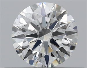 Picture of Natural Diamond 0.40 Carats, Round with Excellent Cut, H Color, SI1 Clarity and Certified by GIA