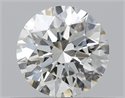 Diamante Natural 0.50 quilates, Redondo , Color J, claridad IF y certificado GIA