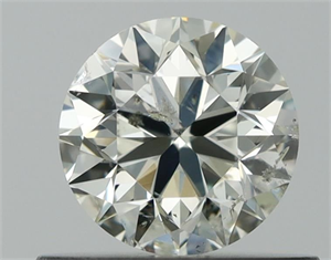 Foto Diamante Natural 0.51 quilates, Redondo , Color L, claridad I1 y certificado GIA de