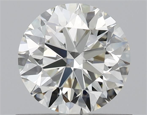 Picture of Natural Diamond 0.71 Carats, Round with Very Good Cut, K Color, VS1 Clarity and Certified by GIA