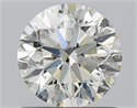 Natural Diamond 1.01 Carats, Round with Very Good Cut, M Color, SI2 Clarity and Certified by GIA