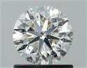 Diamante Natural 0.90 quilates, Redondo , Color J, claridad SI2 y certificado GIA