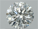 Natural Diamond 0.58 Carats, Round with Excellent Cut, H Color, I1 Clarity and Certified by GIA