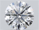 Diamante Natural 0.50 quilates, Redondo , Color E, claridad VVS1 y certificado GIA