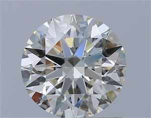 Picture of Natural Diamond 1.02 Carats, Round with Excellent Cut, L Color, VVS2 Clarity and Certified by GIA