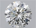 Natural Diamond 0.40 Carats, Round with Excellent Cut, J Color, VS1 Clarity and Certified by GIA