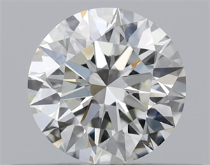 Picture of Natural Diamond 0.40 Carats, Round with Excellent Cut, J Color, VS1 Clarity and Certified by GIA