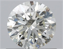 Natural Diamond 0.70 Carats, Round with Very Good Cut, L Color, SI2 Clarity and Certified by GIA