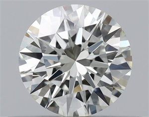 Picture of Natural Diamond 0.41 Carats, Round with Excellent Cut, L Color, VS1 Clarity and Certified by GIA