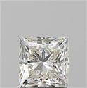 Natural Diamond 1.21 Carats, Princess with  Cut, H Color, VVS1 Clarity and Certified by IGI