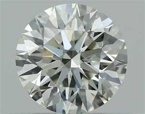 Picture of Natural Diamond 0.40 Carats, Round with Very Good Cut, K Color, VVS2 Clarity and Certified by GIA