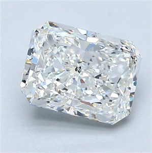Picture of Natural Diamond 1.51 Carats, Radiant with  Cut, H Color, SI2 Clarity and Certified by GIA