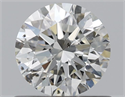 Natural Diamond 0.72 Carats, Round with Excellent Cut, J Color, SI2 Clarity and Certified by GIA