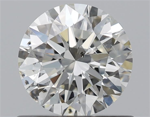 Picture of Natural Diamond 0.72 Carats, Round with Excellent Cut, J Color, SI2 Clarity and Certified by GIA