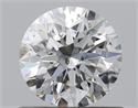 Natural Diamond 0.71 Carats, Round with Excellent Cut, F Color, SI2 Clarity and Certified by GIA