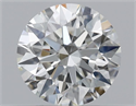 Natural Diamond 0.45 Carats, Round with Excellent Cut, J Color, SI1 Clarity and Certified by GIA