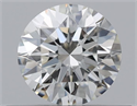 Natural Diamond 0.41 Carats, Round with Excellent Cut, J Color, VS2 Clarity and Certified by GIA