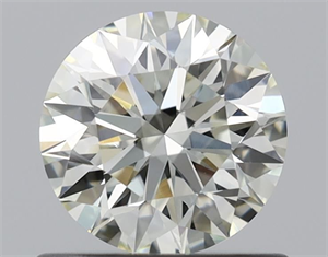Picture of Natural Diamond 0.73 Carats, Round with Excellent Cut, L Color, VS1 Clarity and Certified by GIA