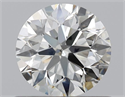 Diamante Natural 0.70 quilates, Redondo , Color L, claridad SI1 y certificado GIA