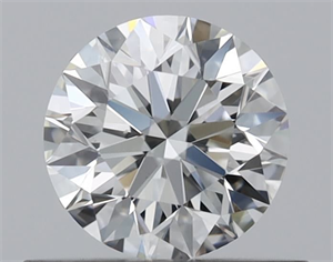 Picture of Natural Diamond 0.50 Carats, Round with Excellent Cut, I Color, VS2 Clarity and Certified by GIA