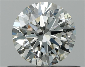 Foto Diamante Natural 0.51 quilates, Redondo , Color I, claridad I1 y certificado GIA de