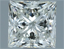 Natural Diamond 1.50 Carats, Princess with  Cut, I Color, VVS1 Clarity and Certified by IGI