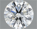 Natural Diamond 0.90 Carats, Round with Excellent Cut, H Color, I1 Clarity and Certified by IGI