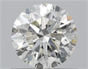 Natural Diamond 0.71 Carats, Round with Very Good Cut, J Color, SI1 Clarity and Certified by GIA