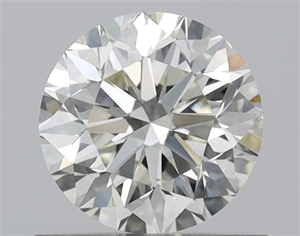 Foto Diamante Natural 0.71 quilates, Redondo , Color J, claridad SI1 y certificado GIA de