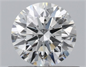 Natural Diamond 0.55 Carats, Round with Excellent Cut, G Color, SI1 Clarity and Certified by GIA