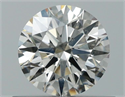 Diamante Natural 0.54 quilates, Redondo , Color J, claridad SI1 y certificado GIA