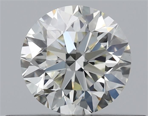 Picture of Natural Diamond 0.40 Carats, Round with Very Good Cut, K Color, VS1 Clarity and Certified by GIA