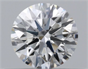 Natural Diamond 0.40 Carats, Round with Excellent Cut, I Color, VS1 Clarity and Certified by GIA