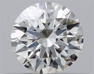 Picture of Natural Diamond 0.40 Carats, Round with Excellent Cut, K Color, VS1 Clarity and Certified by GIA