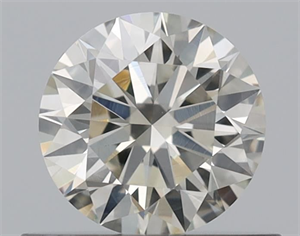 Picture of Natural Diamond 0.51 Carats, Round with Excellent Cut, N Color, SI1 Clarity and Certified by GIA