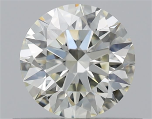 Picture of Natural Diamond 0.51 Carats, Round with Excellent Cut, L Color, VS1 Clarity and Certified by GIA