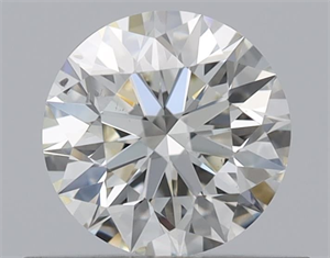 Foto Diamante Natural 0.50 quilates, Redondo , Color K, claridad SI1 y certificado GIA de