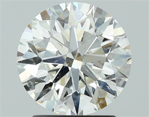 Picture of Natural Diamond 2.01 Carats, Round with Excellent Cut, H Color, SI2 Clarity and Certified by GIA