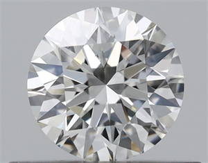 Picture of Natural Diamond 0.41 Carats, Round with Excellent Cut, I Color, VS2 Clarity and Certified by GIA