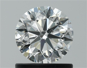 Foto Diamante Natural 0.91 quilates, Redondo , Color I, claridad SI2 y certificado GIA de