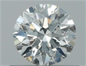 Natural Diamond 0.56 Carats, Round with Excellent Cut, G Color, SI2 Clarity and Certified by GIA